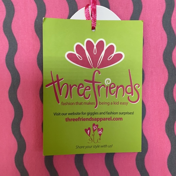 SALE TODAY!! Girl’s casual pink/gray dress - Picture 3 of 8